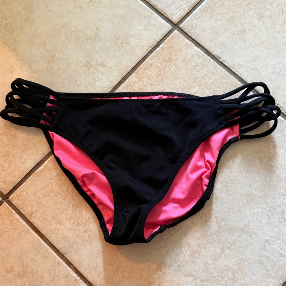 Black PINK Bathing Suit Bottom